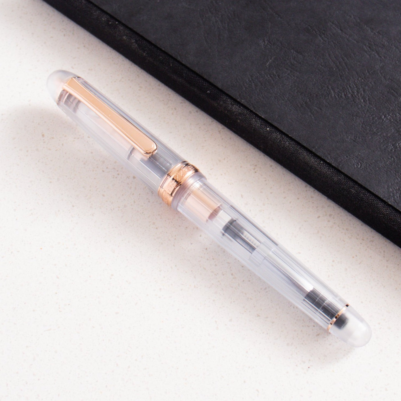 Platinum 3776 Century Nice Transparent Rose Gold Fountain Pen