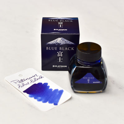 Platinum Blue Black Fuji 100th Anniversary Ink Bottle