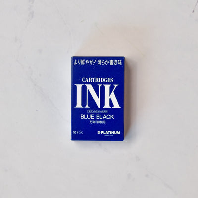 Platinum Blue Black Ink Cartridges - Pack of 10
