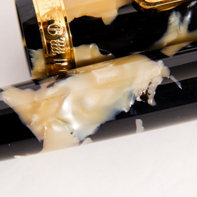 Platinum Century 3776 Calico Celluloid Fountain Pen Celluloid Details