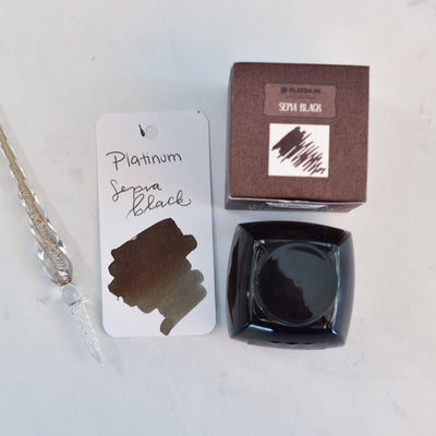 Platinum Classic Sepia Black Ink Bottle