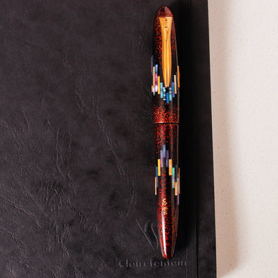 Platinum Izumo Aurora Raden Maki-e Fountain Pen