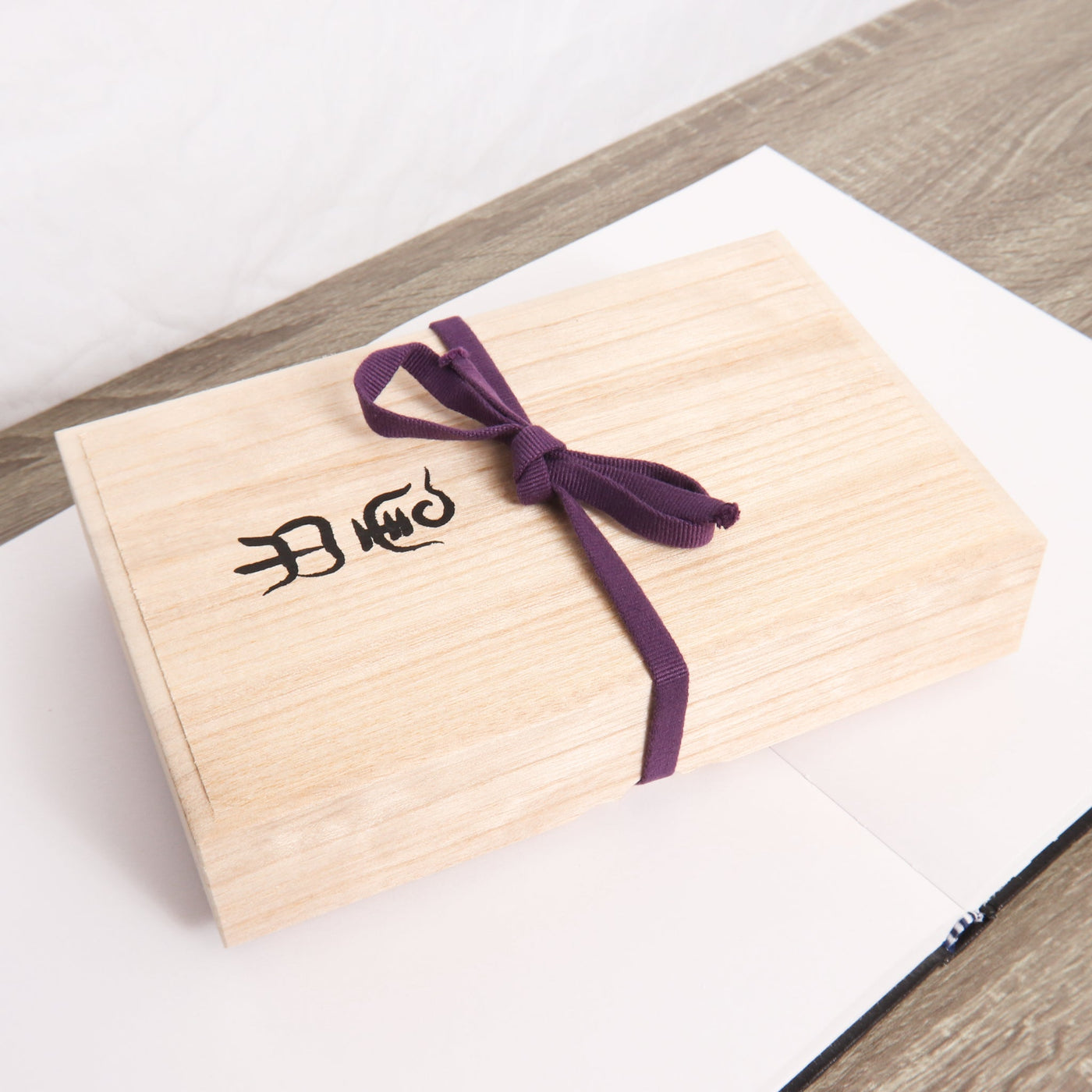 Platinum Izumo Bamboo Benikabairo Fountain Pen Wooden Box