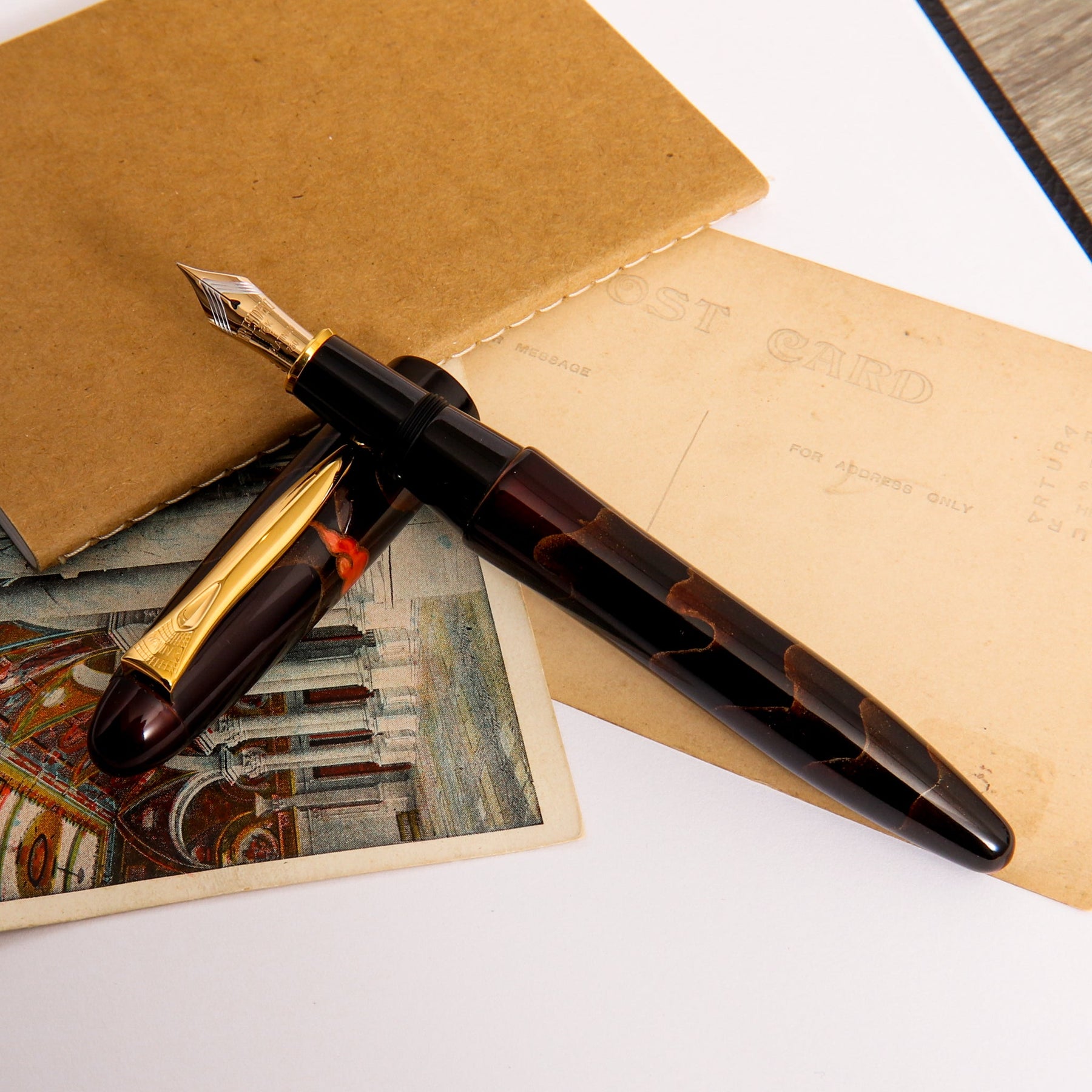 Platinum Izumo Fountain Pen Yagumonuri Togi Yakumo