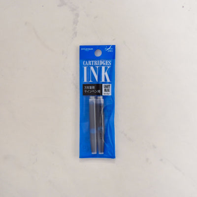 Platinum Light Blue Ink Cartridges - 2 Pack