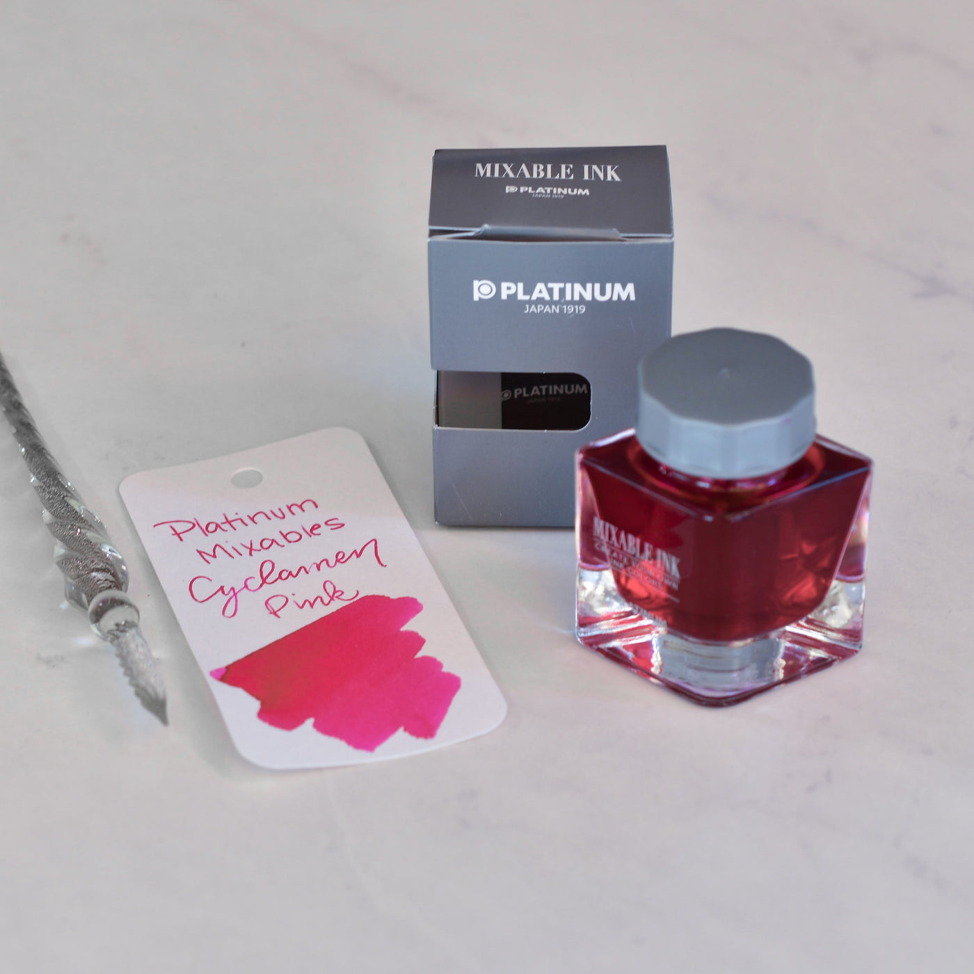 Platinum Mixable Cyclamen Pink Ink Bottle