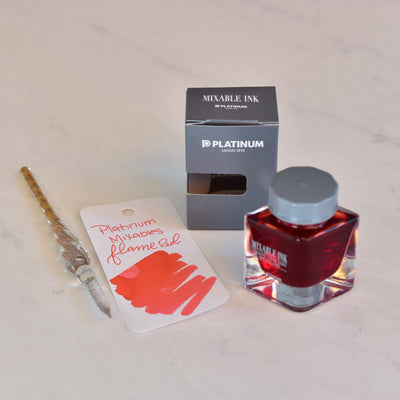 Platinum Mixable Flame Red Ink Bottle