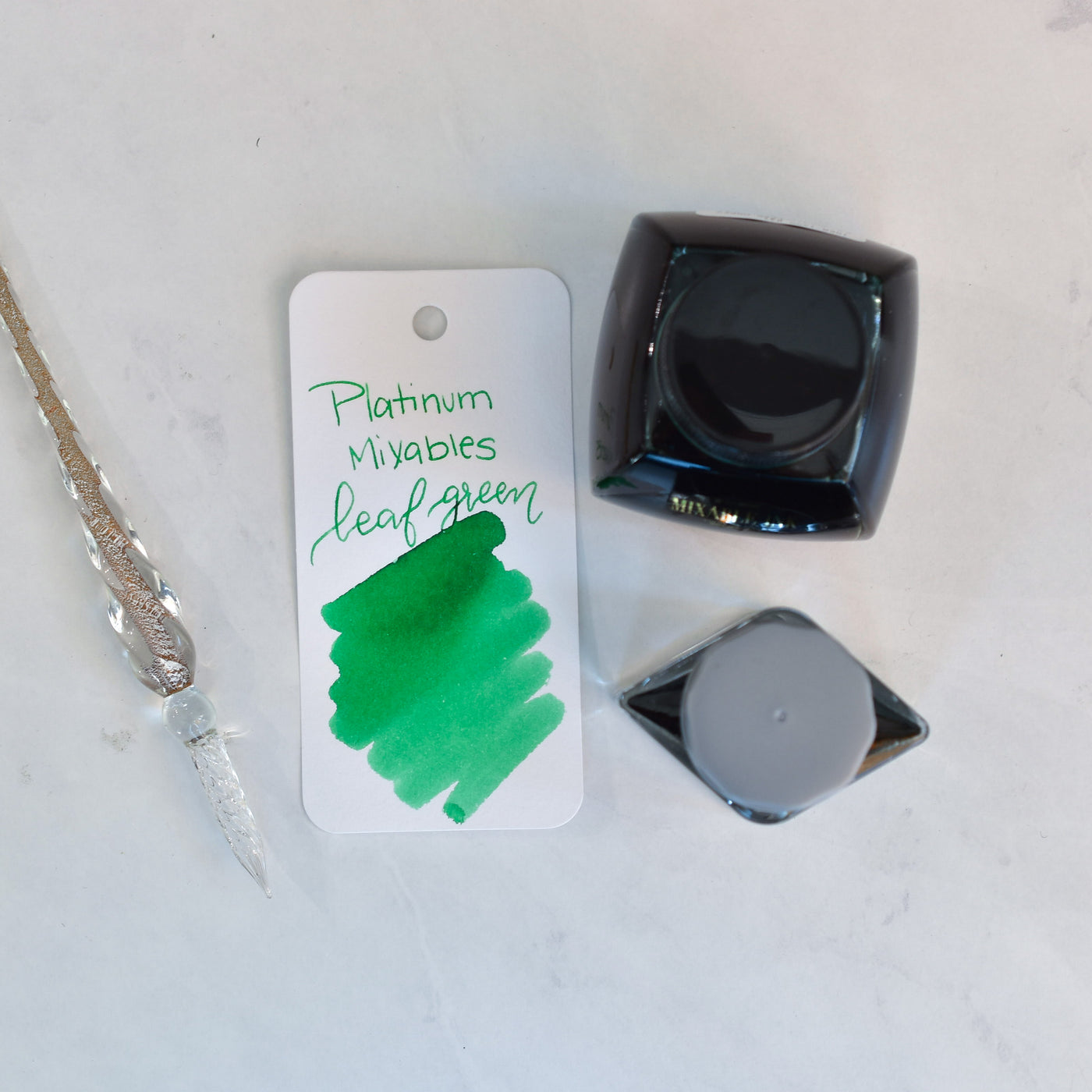 Platinum Mixable Leaf Green Ink Bottle