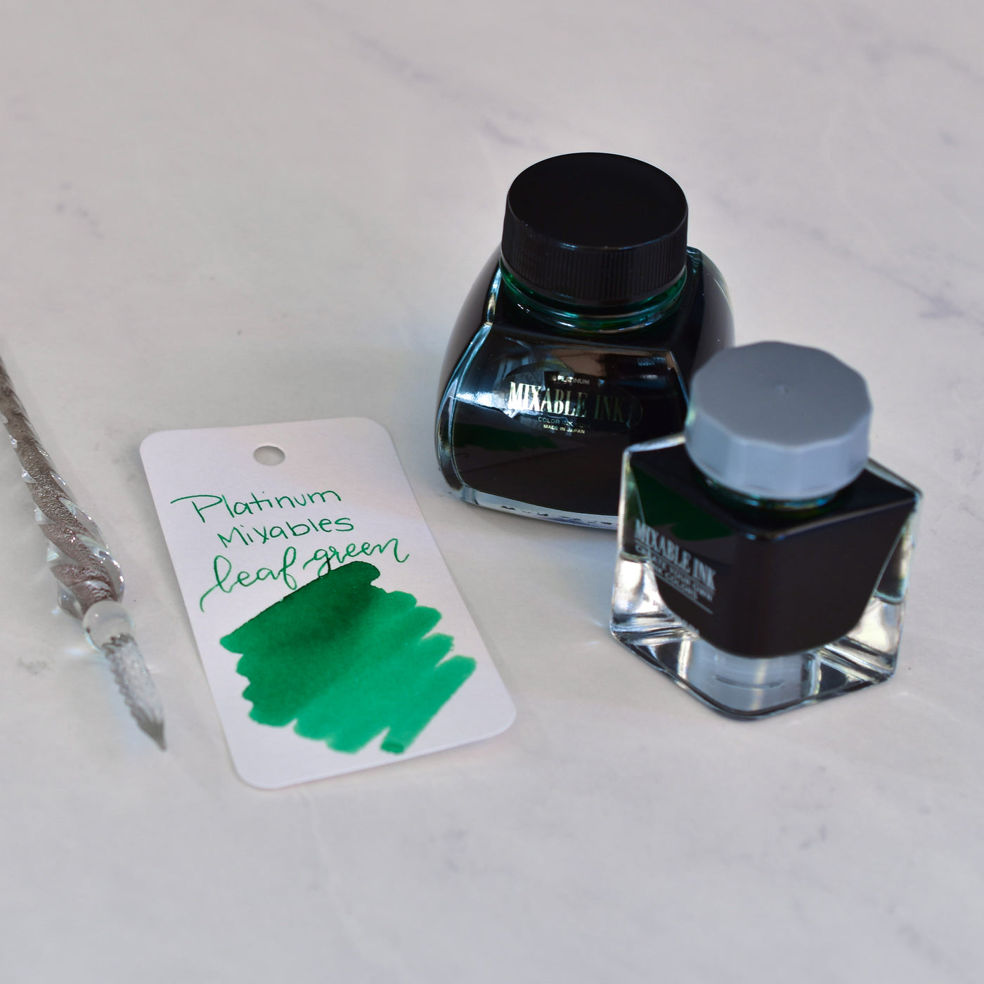 Platinum Mixable Leaf Green Ink Bottle