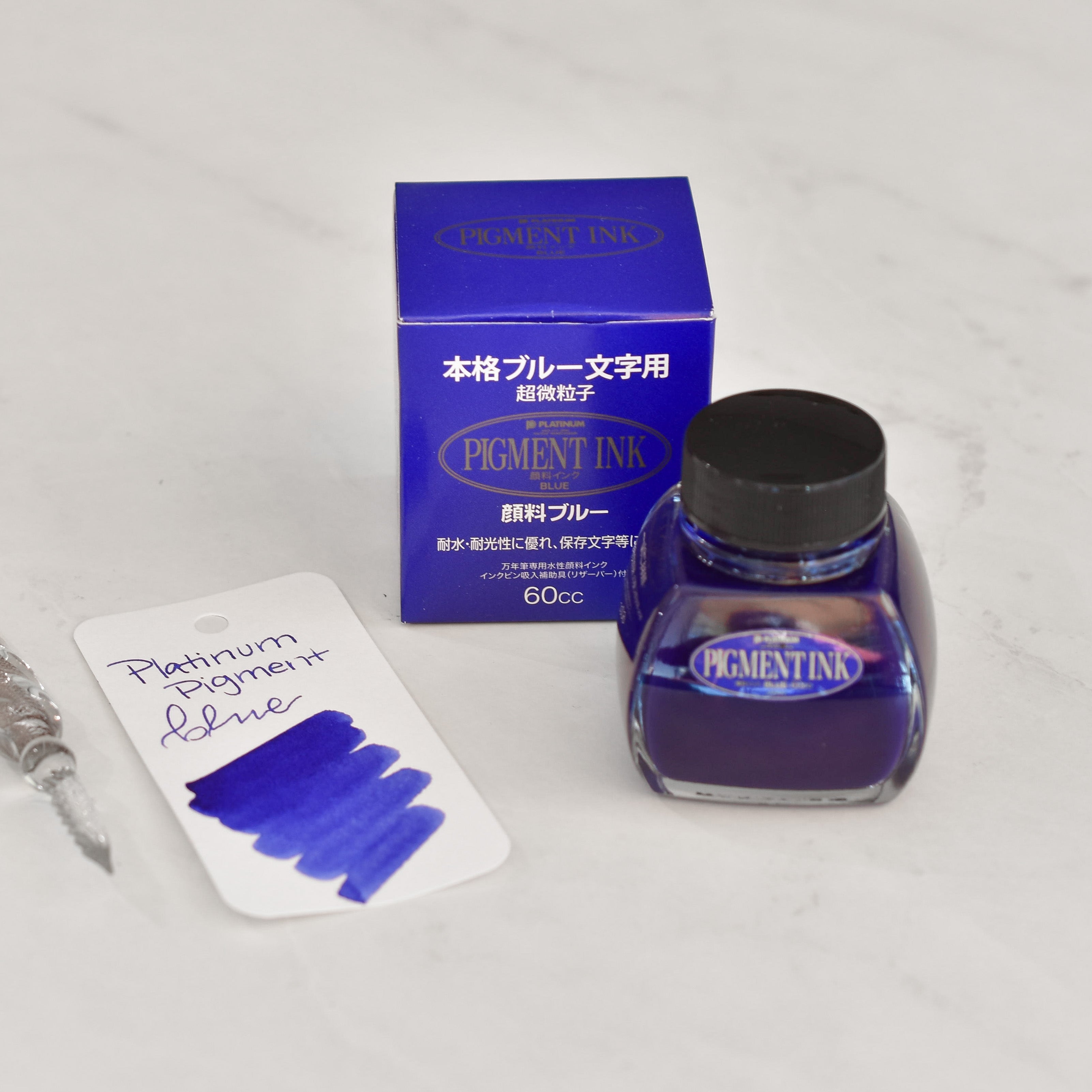 Platinum Pigmented Blue Ink Bottle – Truphae