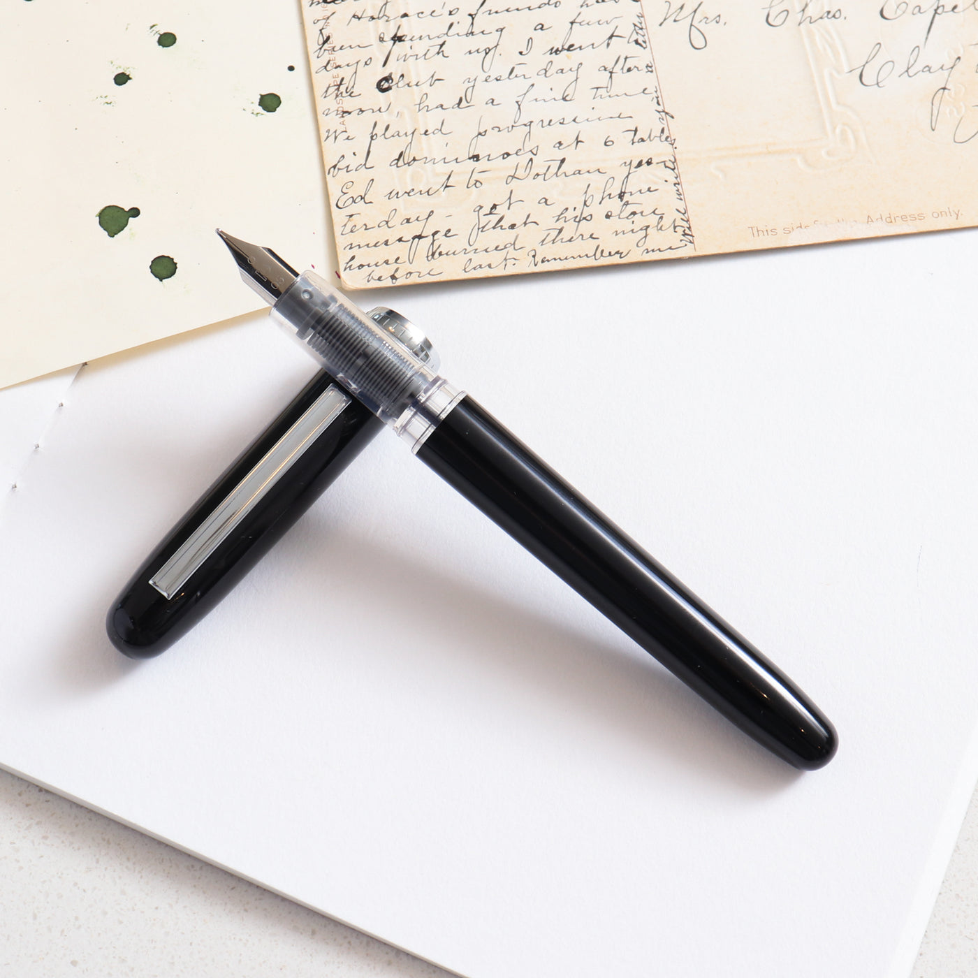 Platinum Plaisir Black Fountain Pen