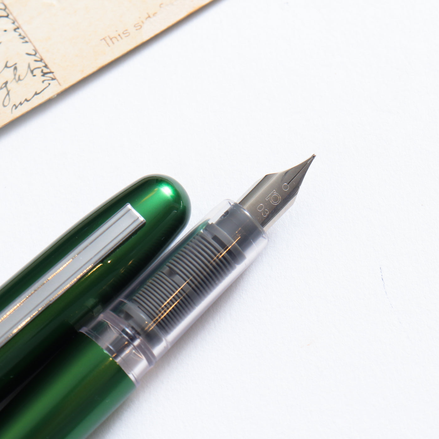 Platinum Plaisir Green Fountain Pen