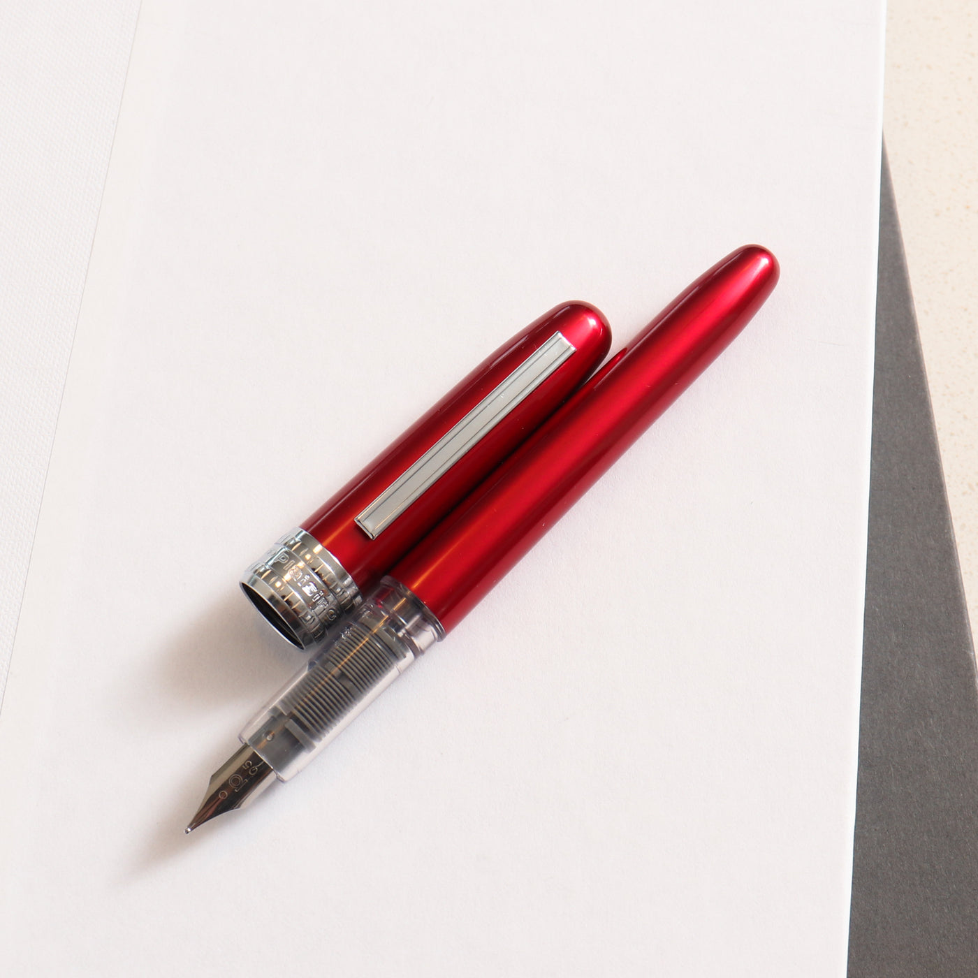 Platinum Plaisir Red Fountain Pen