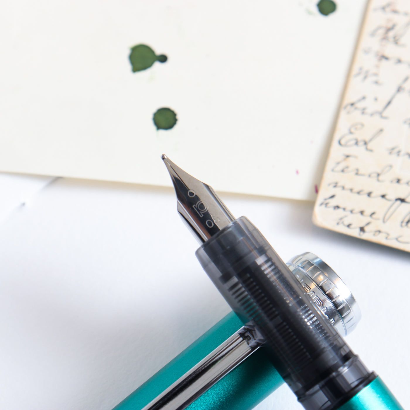 Platinum Plaisir Teal Green Fountain Pen