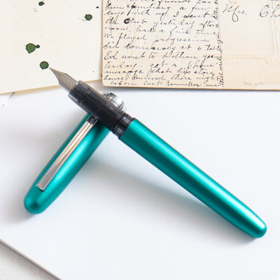 Platinum Plaisir Teal Green Fountain Pen