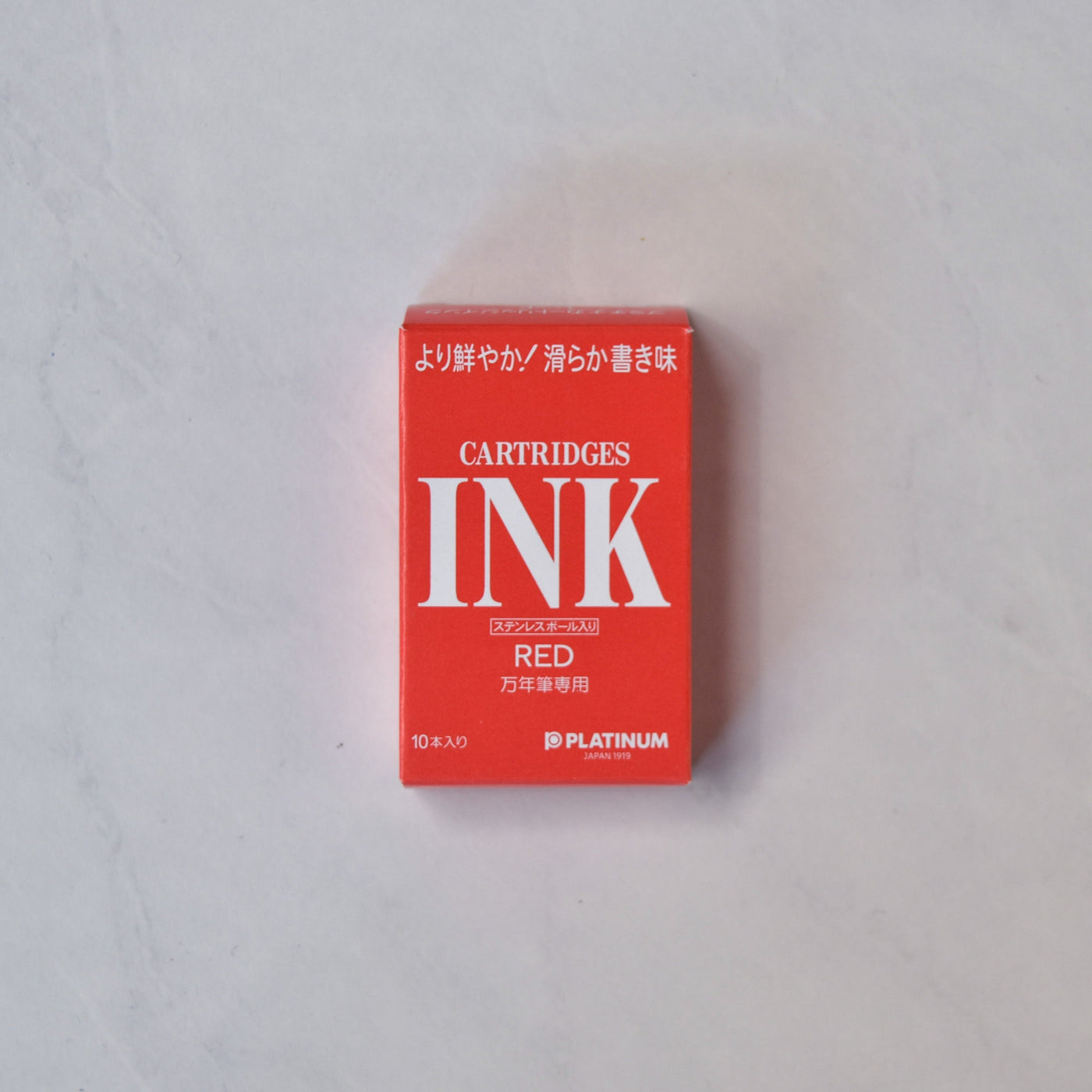 Platinum Red Ink Cartridges - Pack of 10
