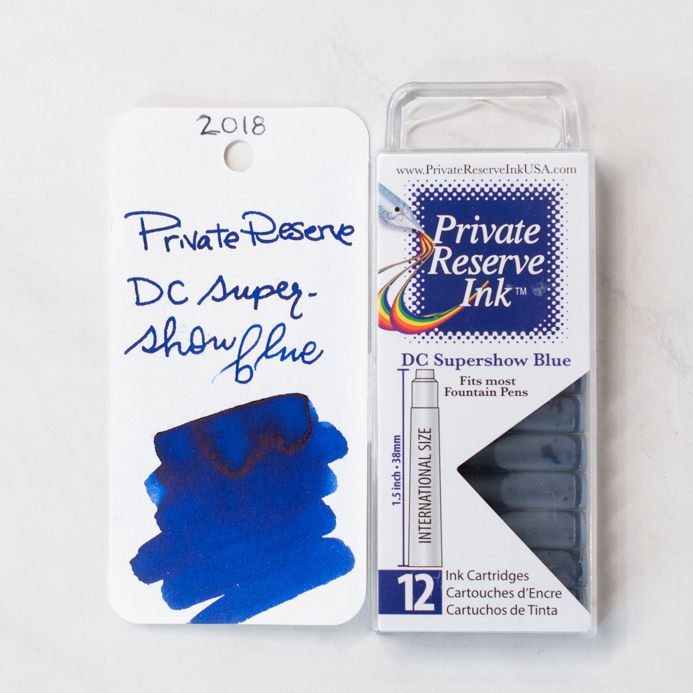 Private Reserve DC Supershow Blue 2018 Ink Cartridges