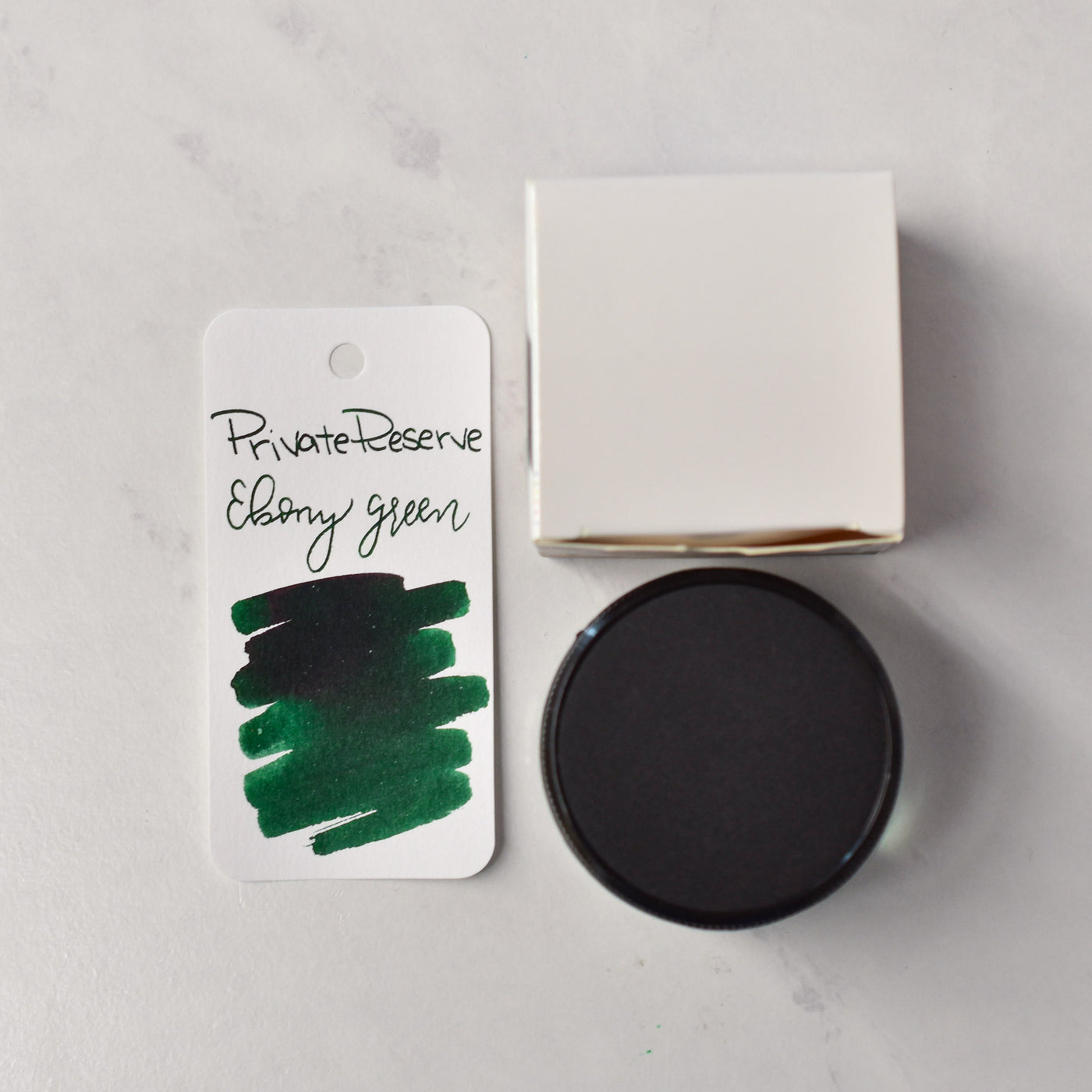 Private Reserve Ebony Green Ink Bottle