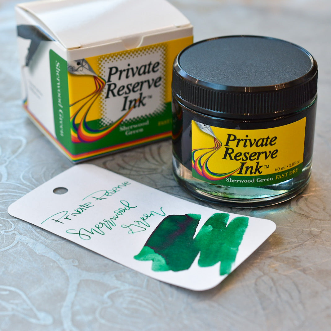 Private Reserve Fast Dry Ink Bottle - Sherwood Green