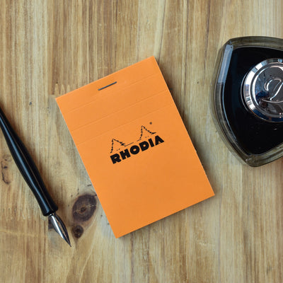 Rhodia No. 11 A7 Orange Graph Notepad