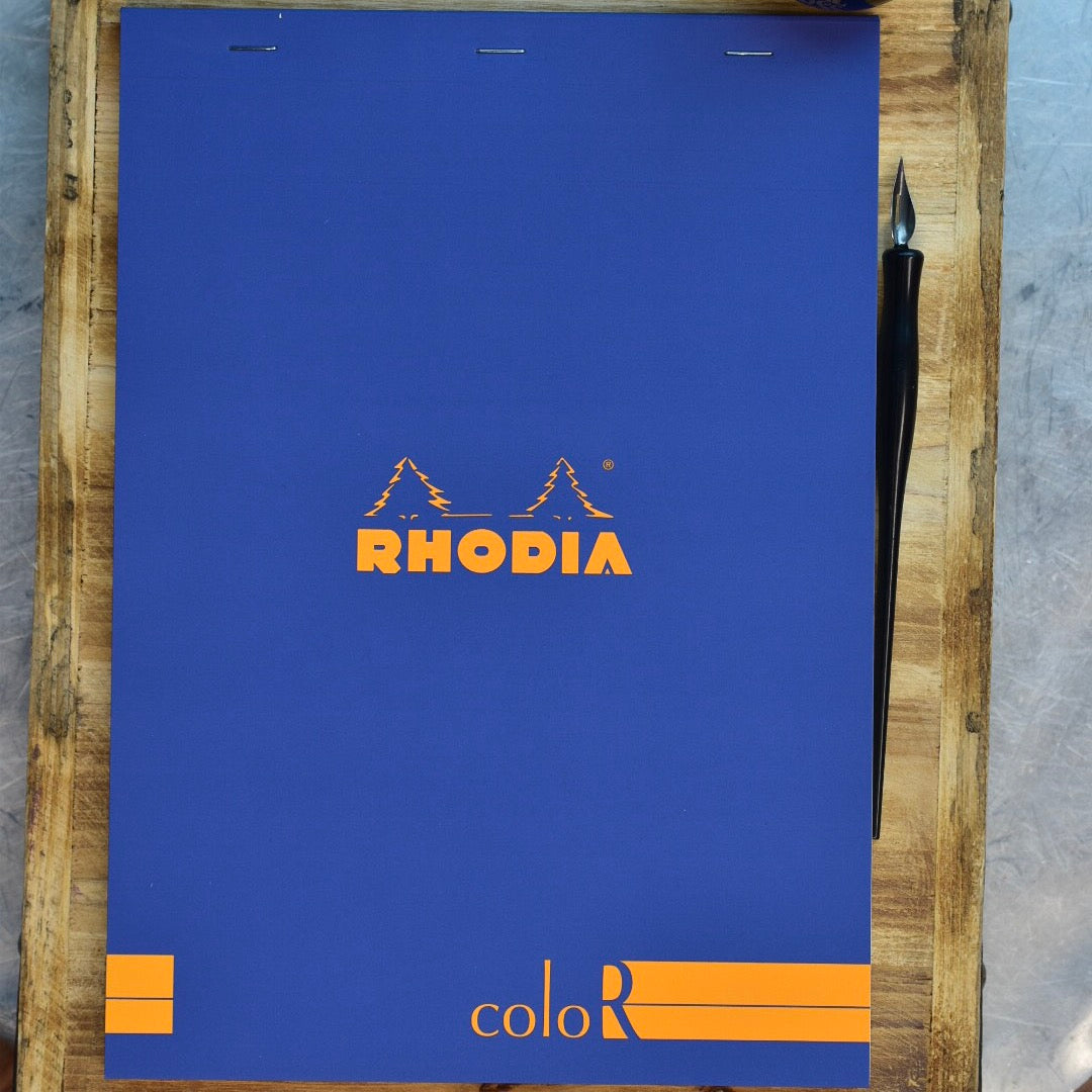 Rhodia ColoR No 18 Sapphire Premium Lined Notepad