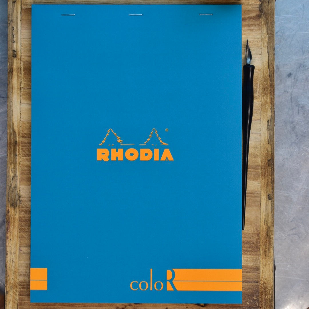 Rhodia ColoR No 18 Turquoise Premium Lined Notepad