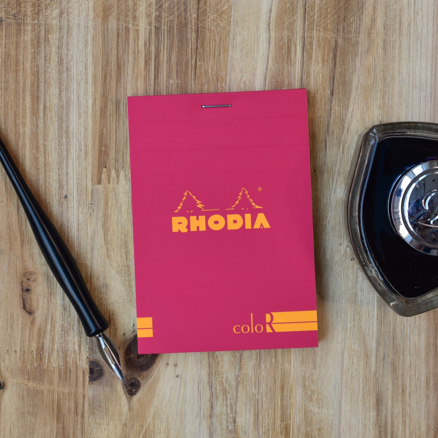 Rhodia No. 12 Premium Small Raspberry Lined Notepad