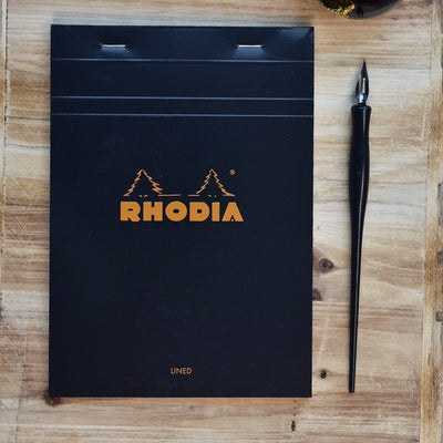 Rhodia No. 16 A5 Black Lined Notepad