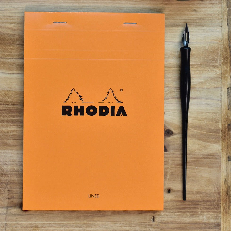 Rhodia No. 16 A5 Orange Lined Notepad