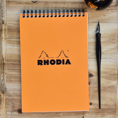 Carnet A5 quadrillé 96p - Noir - Rhodia