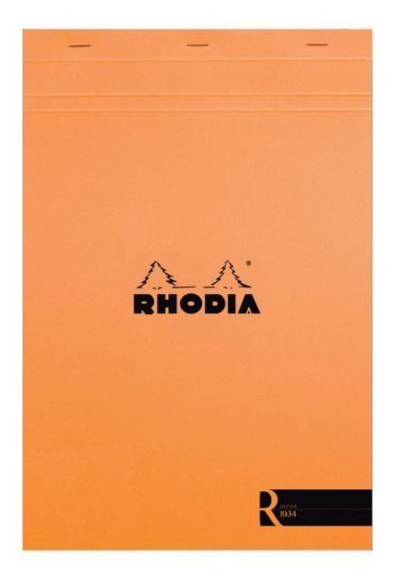 Rhodia No. 18 Premium A4 Orange Blank Notepad