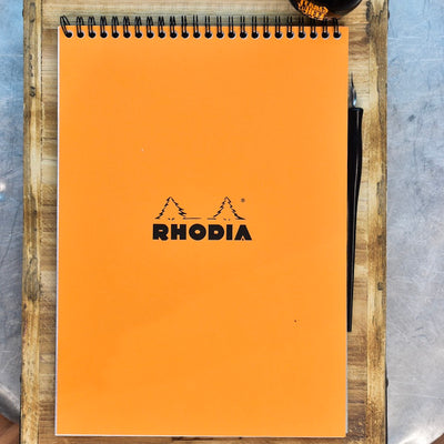 Rhodia No. 18 Top Wirebound A4 Orange Lined Notebook