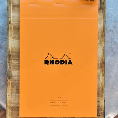 Rhodia No. 19 A4 Orange Meeting Book Lined Notepad