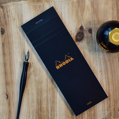 Rhodia No. 8 Black Lined Notepad