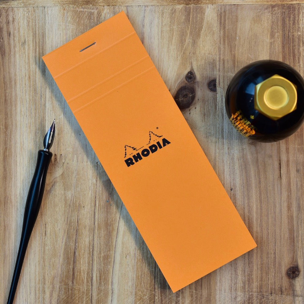 Rhodia No. 8 Orange Graph Notepad