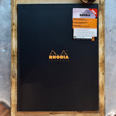 Rhodia Rhodiactive Premium Soft Cover Black Lined Notebook