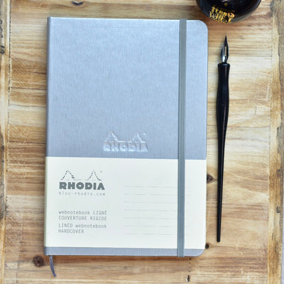 Rhodia Rhodiarama A5 Silver Lined Webnotebook