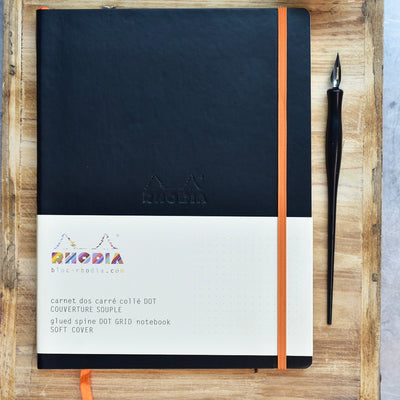 Rhodia Rhodiarama Large Black Dot Grid Webnotebook