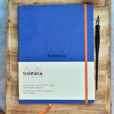Rhodia Rhodiarama Large Sapphire Lined Webnotebook