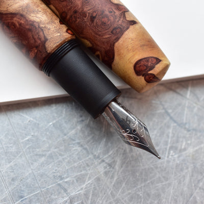 Ryan Krusac Legend L-16 Amboina Burl Fountain Pen