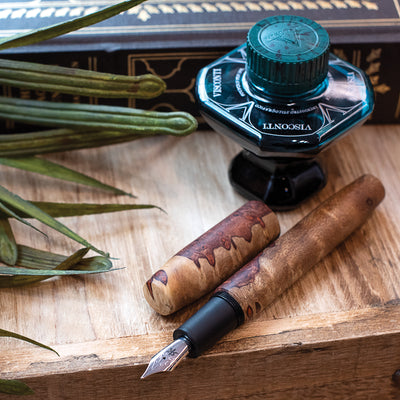 Ryan Krusac Legend L-16 Amboina Burl Fountain Pen