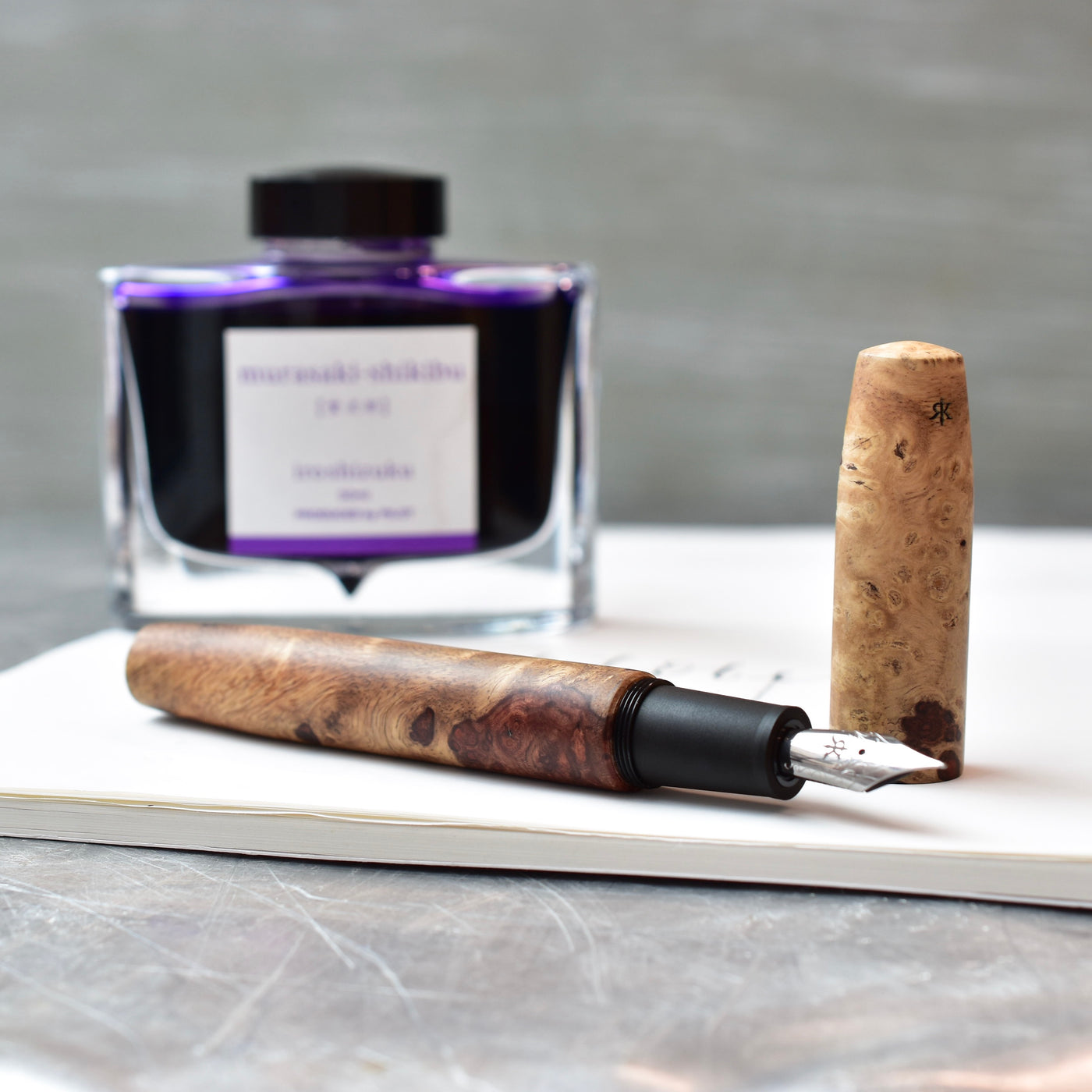 Ryan Krusac Legend L-16 Amboina Burl Fountain Pen