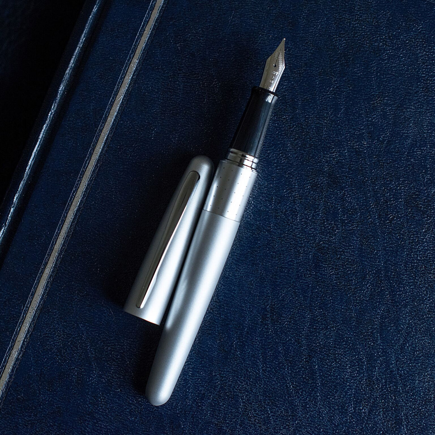 Pilot Metropolitan Silver with Dots Pattern Fountain Pen-Pilot-Truphae