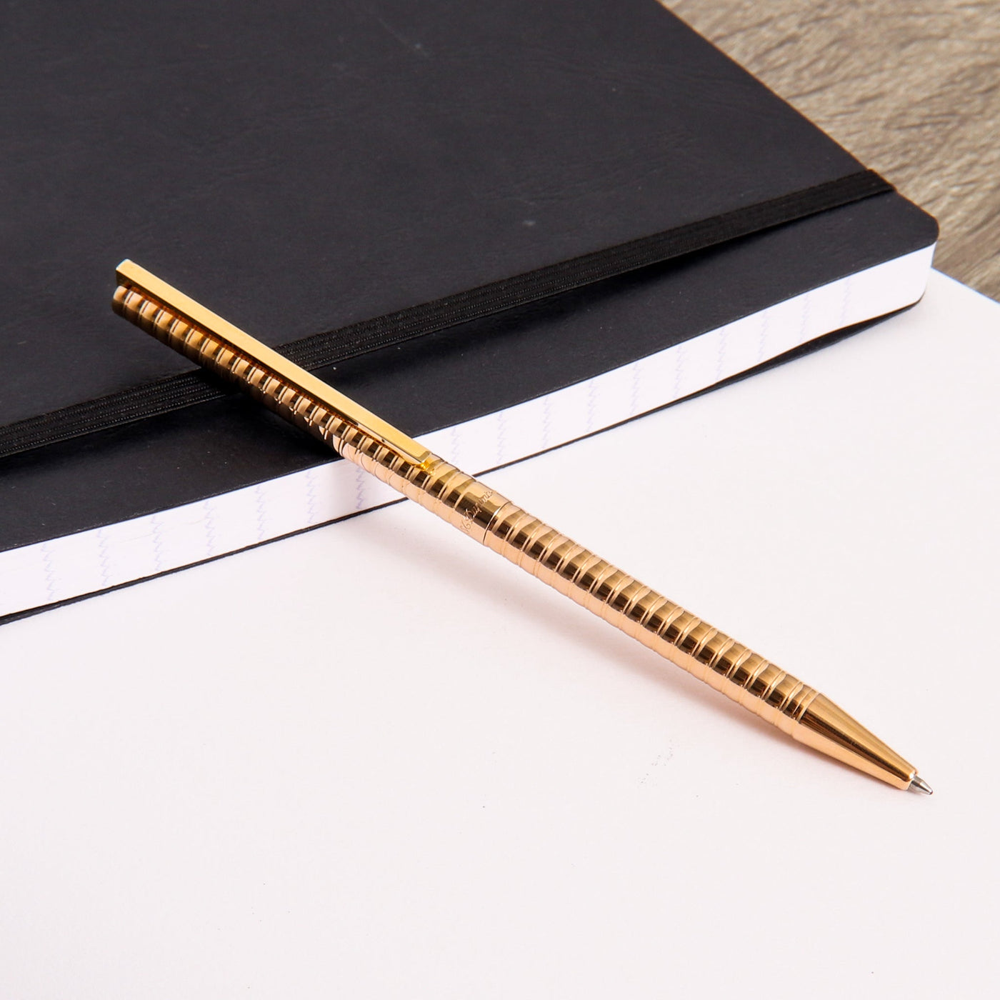 ST Dupont Anneau Gold Plated Ballpoint Pen