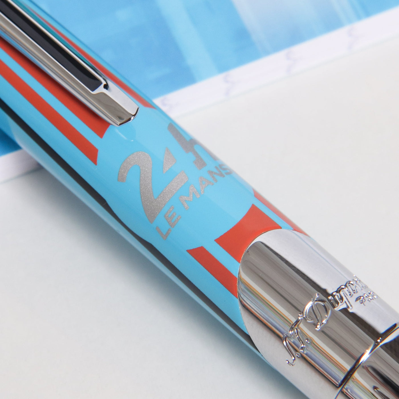 ST Dupont Defi Millenium Le Mans Blue Ballpoint Pen Details