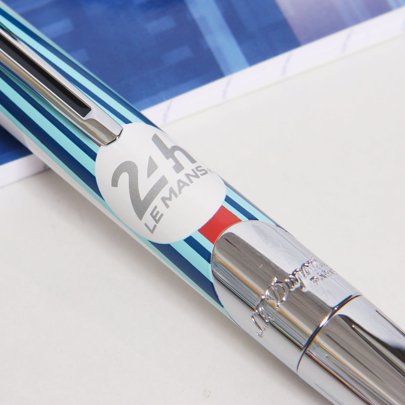 ST Dupont Defi Millenium Le Mans White Ballpoint Pen Details