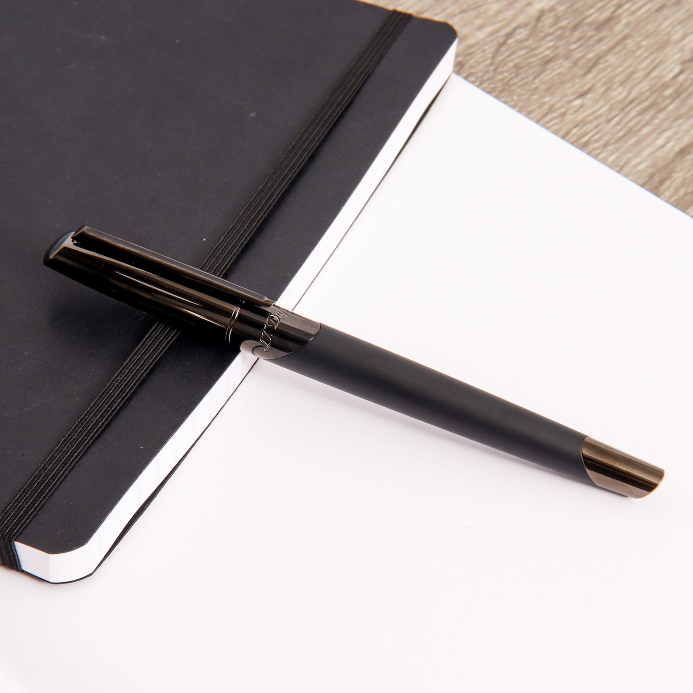 ST-Dupont-Defi-Millennium-Matte-Black-Fountain-Pen-Capped