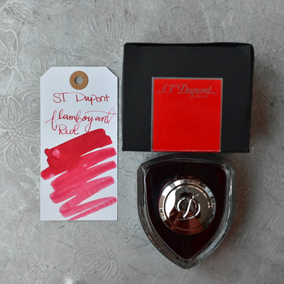 ST Dupont Flamboyant Red Ink Bottle
