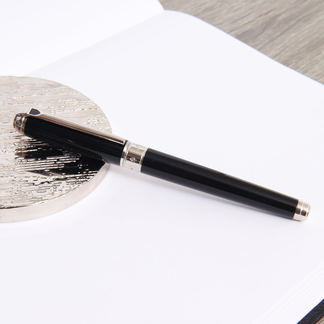ST Dupont Line D Large Black & Palladium Rollerball Pen – Truphae