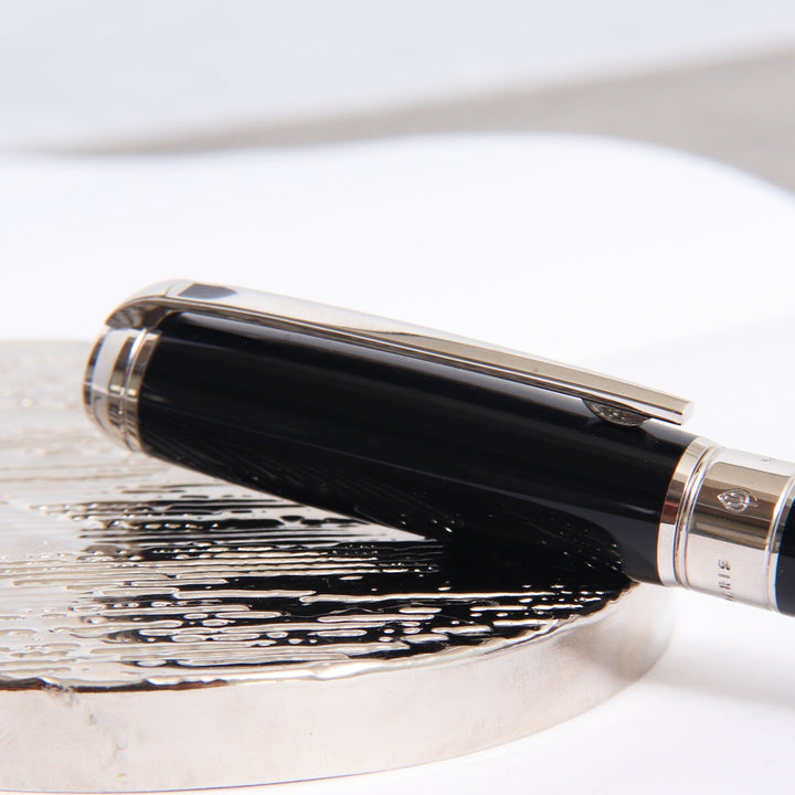 ST Dupont Line D Large Black & Palladium Rollerball Pen – Truphae